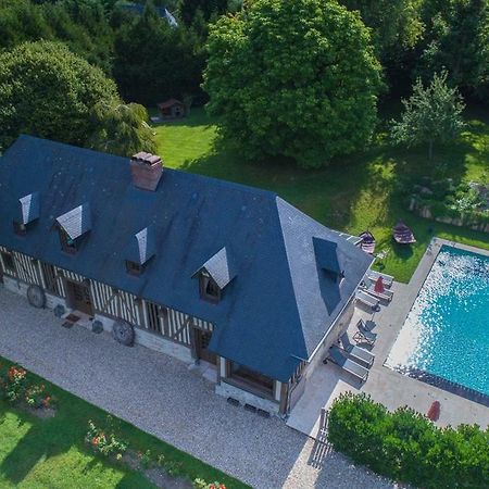 Maison Normande De Caractere A Colombages Saint-Hymer Экстерьер фото