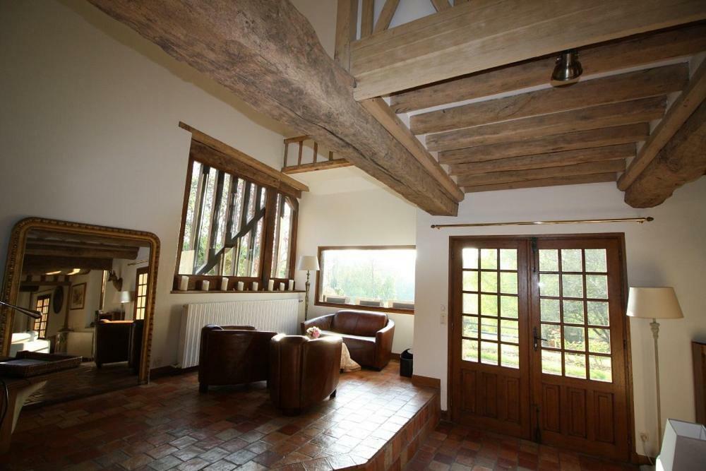 Maison Normande De Caractere A Colombages Saint-Hymer Экстерьер фото