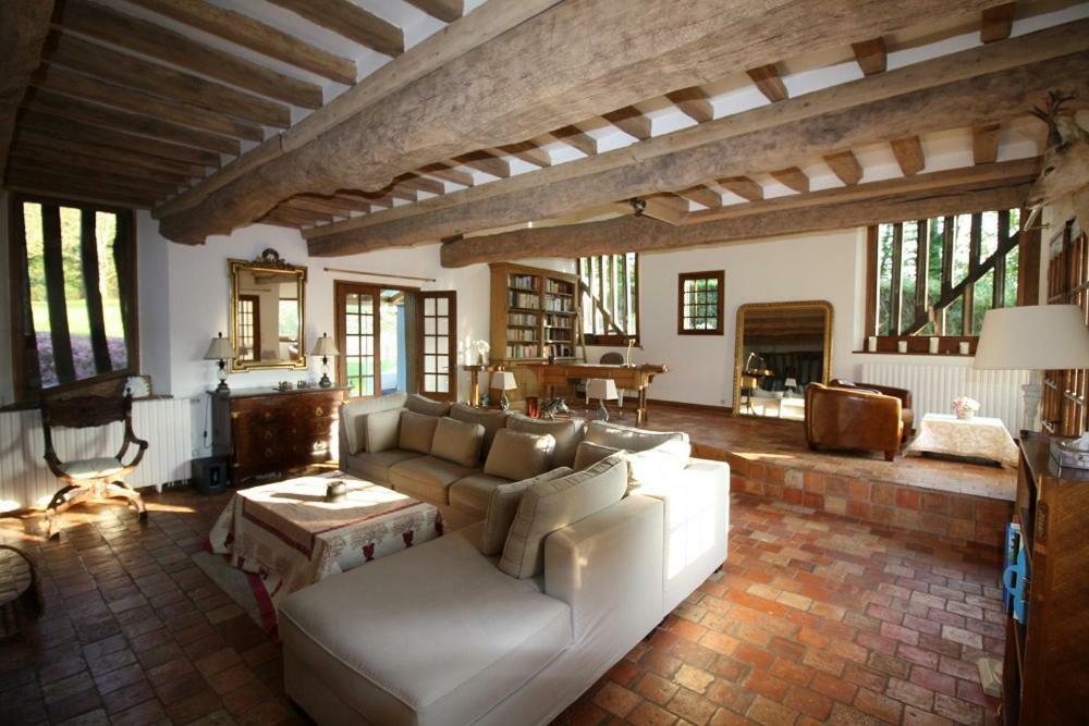 Maison Normande De Caractere A Colombages Saint-Hymer Экстерьер фото