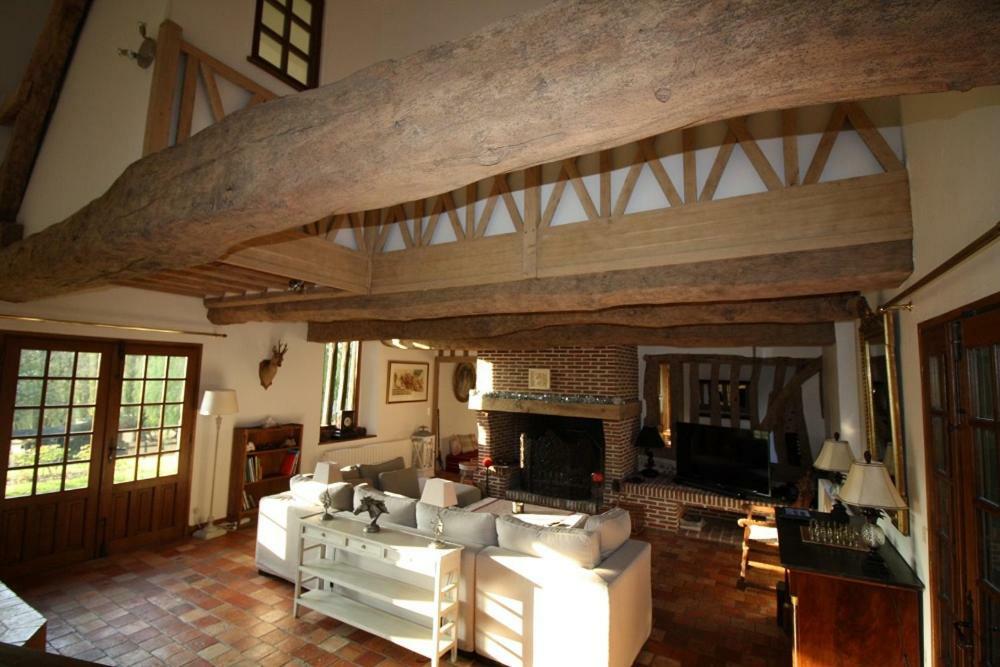 Maison Normande De Caractere A Colombages Saint-Hymer Экстерьер фото